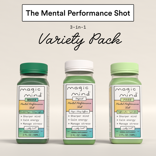 Mental Performance Shot | 3-in-1 Variety Pack