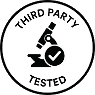 Third party tested badge.