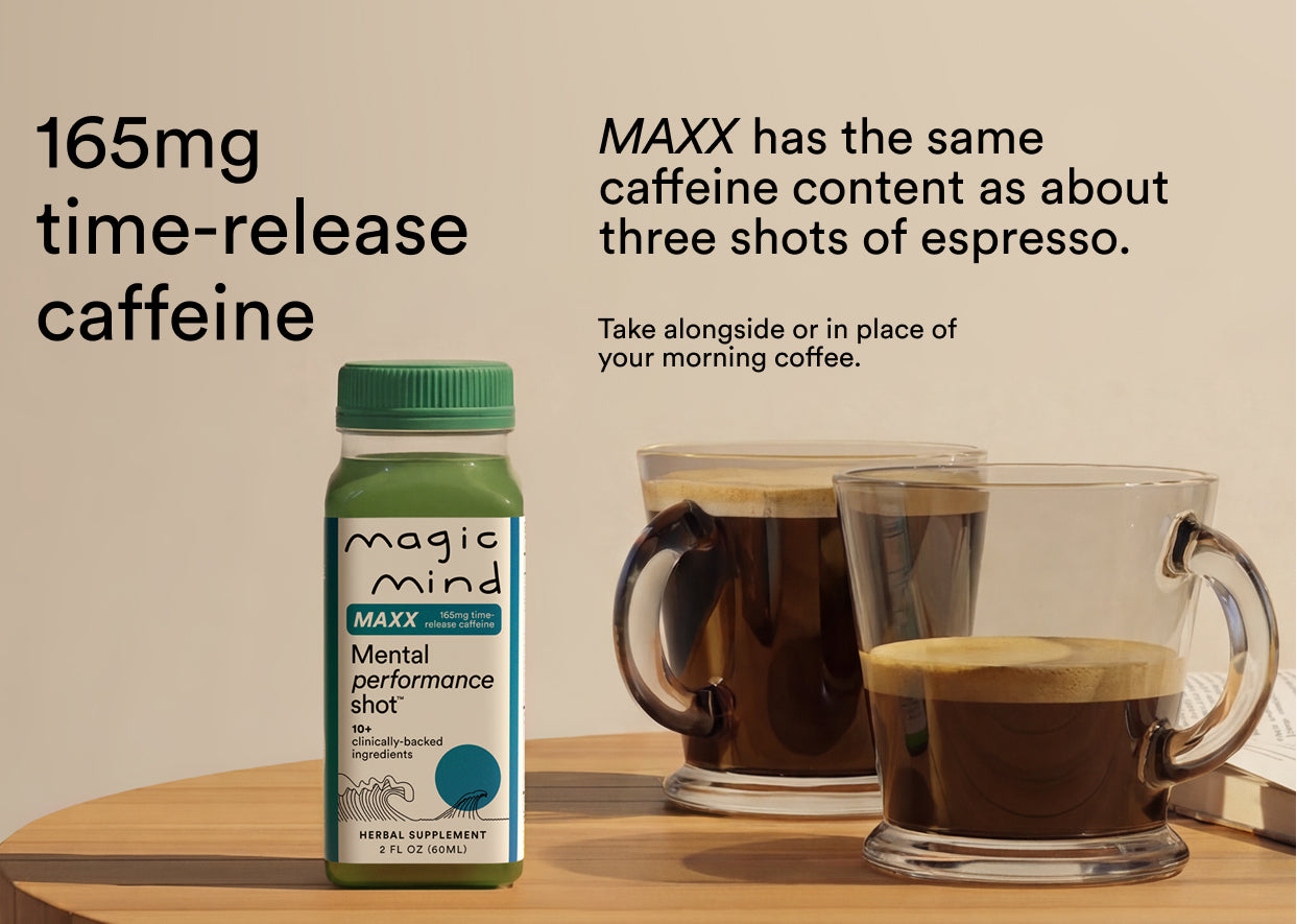 Nootropic Shot with 165mg of Caffeine | MAXX - Magic Mind