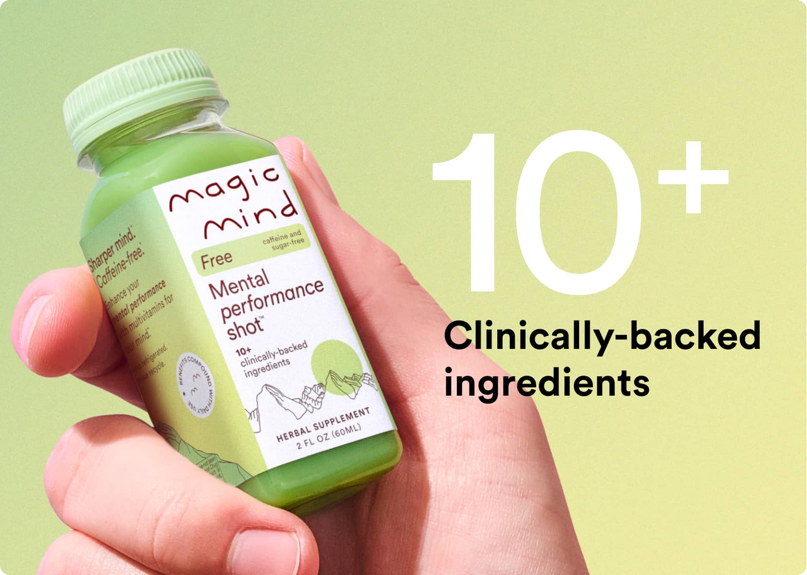 ダイエットサプリ happy magic Caffeine-Free Mental Performance Shot | FREE - Magic Mind